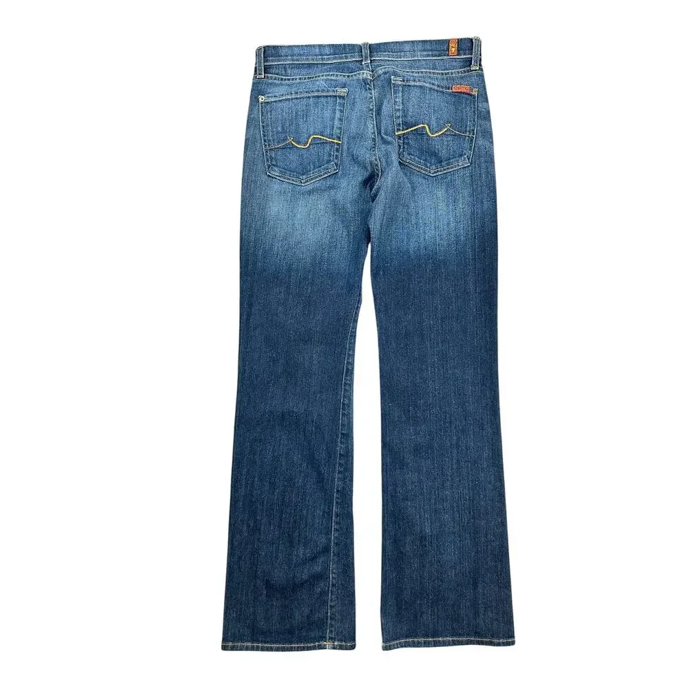 7 For All Mankind Bootcut Jeans Blue Made in USA — Size 32